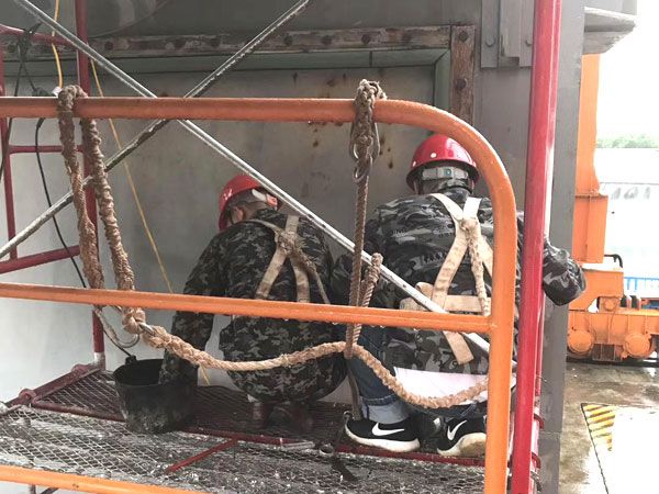 閘門水封更換、改造施工